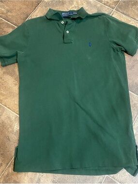 Polo by Ralph Lauren Forest Green Short-Sleeve Polo with Navy Pony